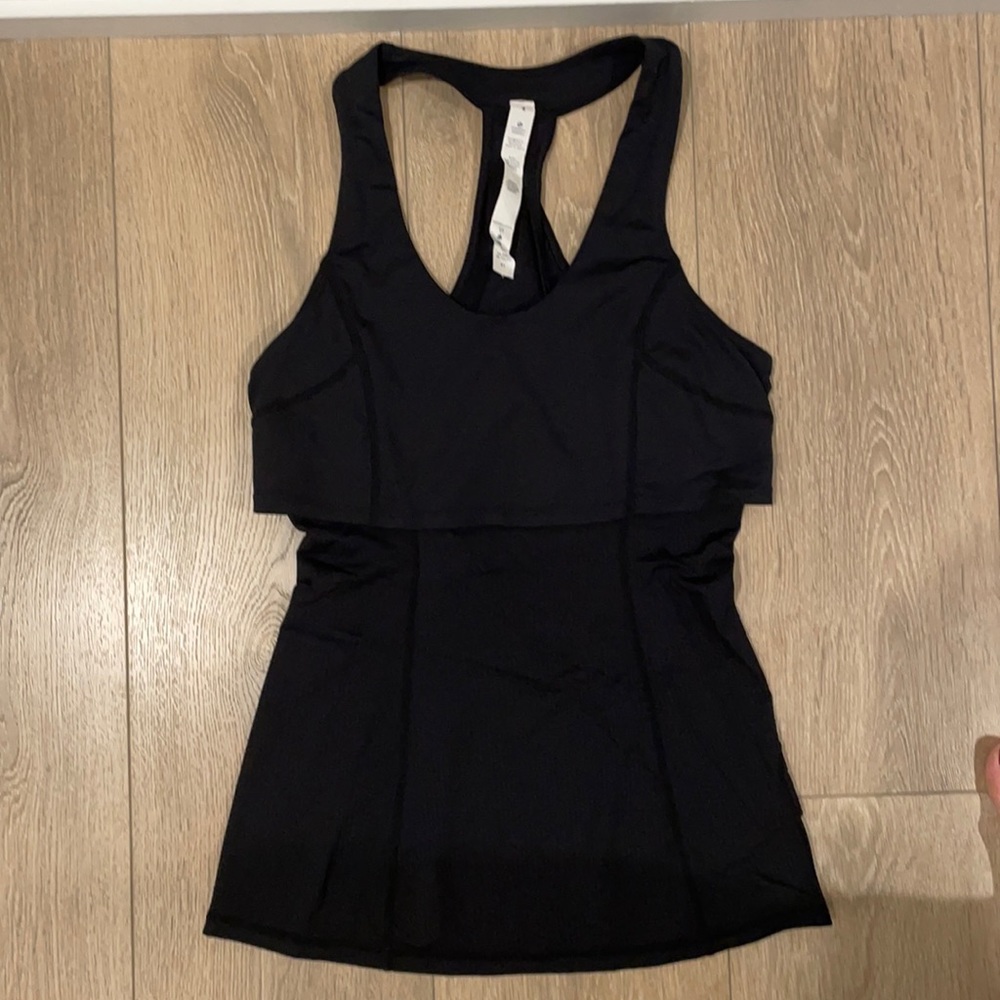 Lululemon Racerback Tank - Black - Size 4